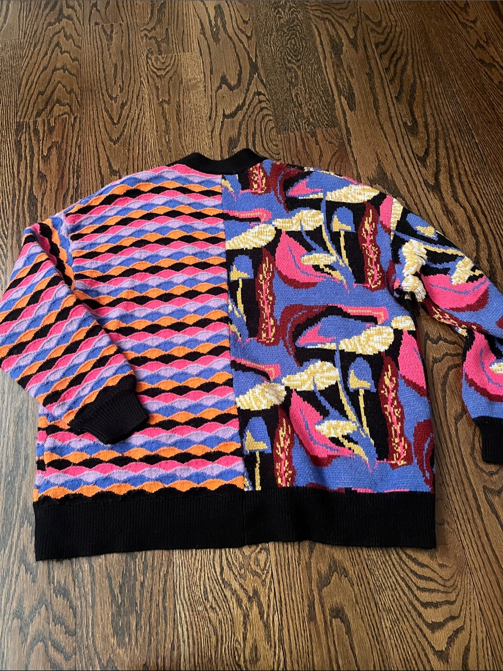 FARM Rio Mixed Mushrooms Funky Knit Cardigan - Picture 9 of 12
